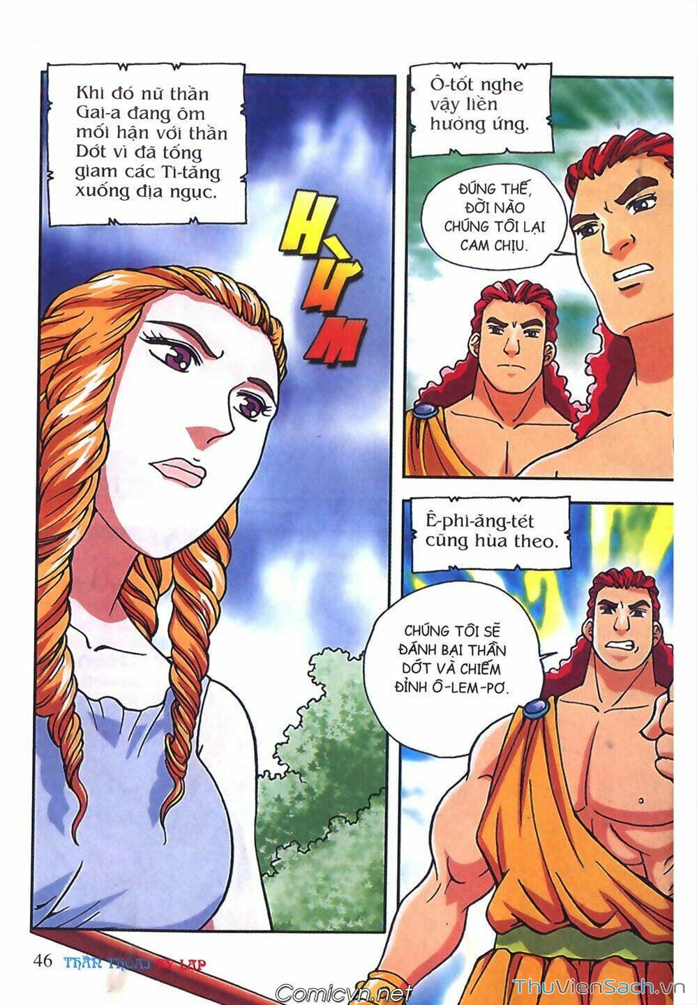 Truyện Tranh Thần Thoại Hy Lạp - Nguồn Gốc Các Vị Thần trang 3