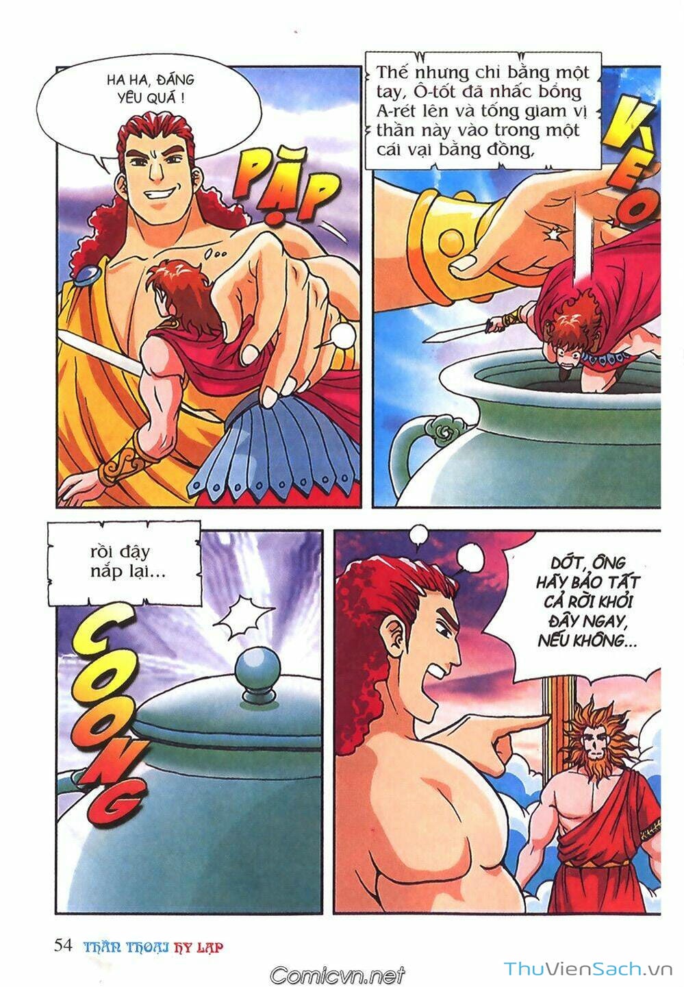 Truyện Tranh Thần Thoại Hy Lạp - Nguồn Gốc Các Vị Thần trang 3