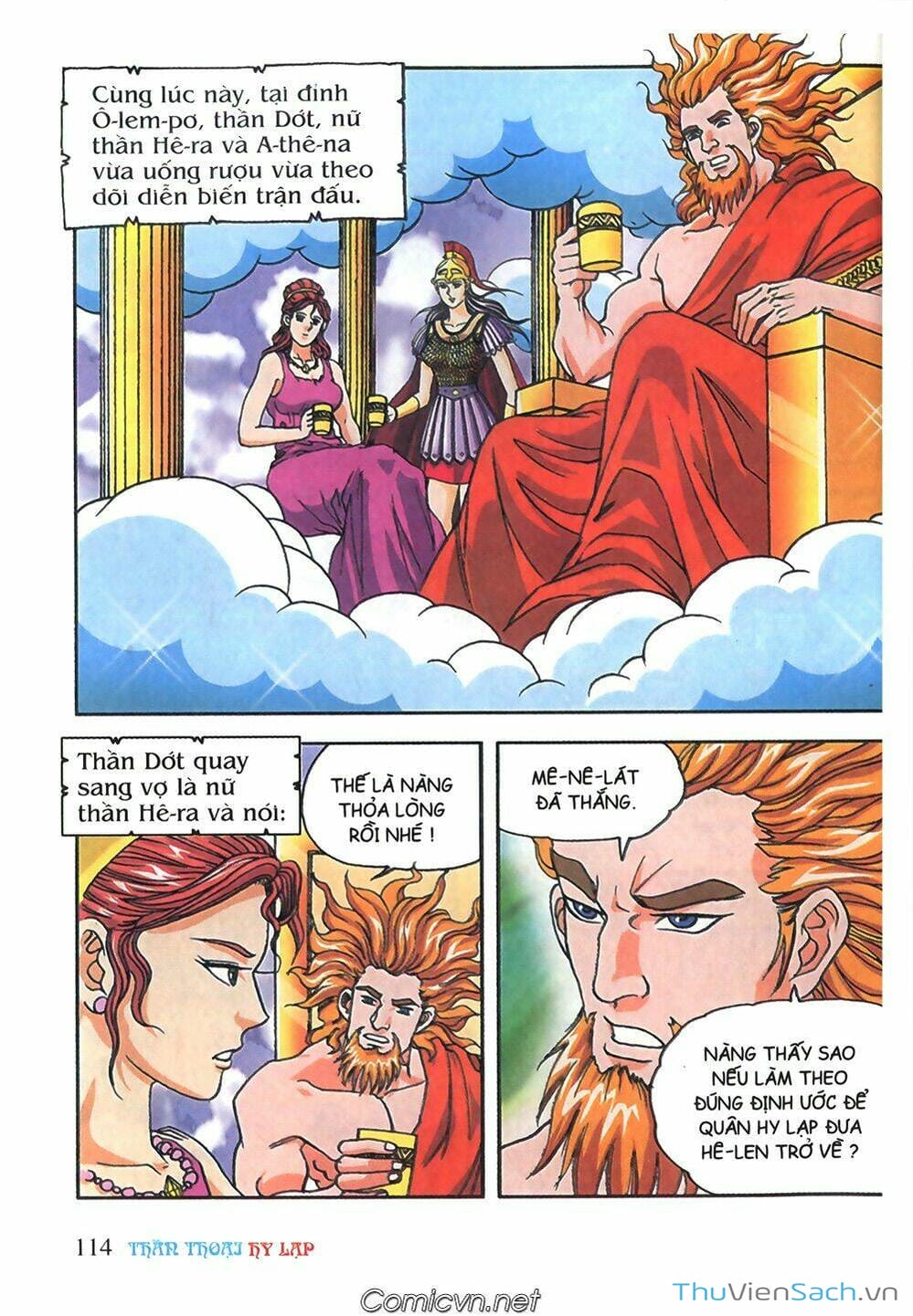 Truyện Tranh Thần Thoại Hy Lạp - Nguồn Gốc Các Vị Thần trang 3