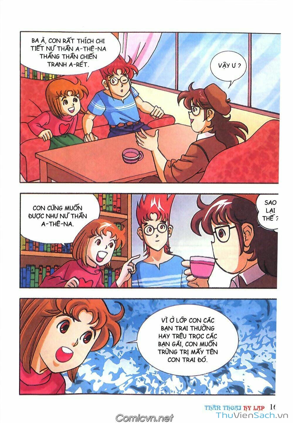 Truyện Tranh Thần Thoại Hy Lạp - Nguồn Gốc Các Vị Thần trang 3