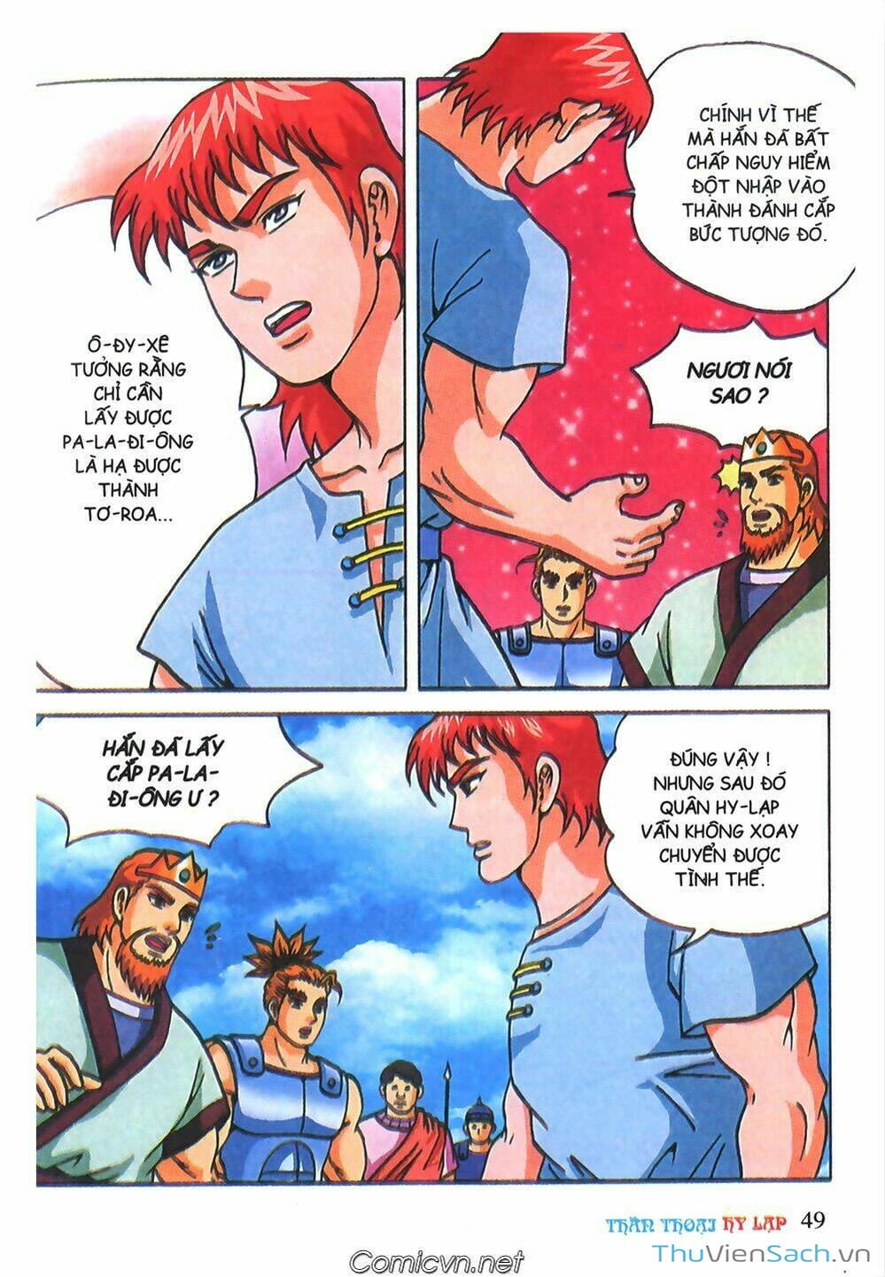 Truyện Tranh Thần Thoại Hy Lạp - Nguồn Gốc Các Vị Thần trang 3