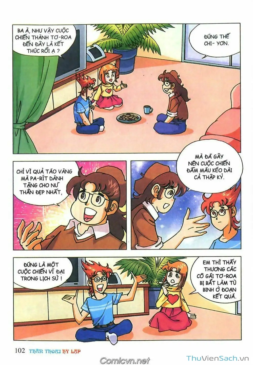 Truyện Tranh Thần Thoại Hy Lạp - Nguồn Gốc Các Vị Thần trang 3