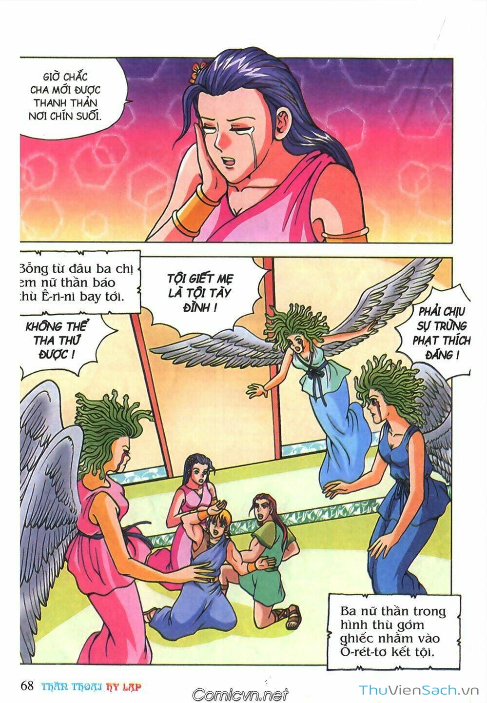 Truyện Tranh Thần Thoại Hy Lạp - Nguồn Gốc Các Vị Thần trang 3