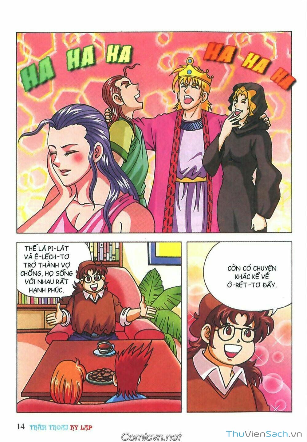 Truyện Tranh Thần Thoại Hy Lạp - Nguồn Gốc Các Vị Thần trang 3