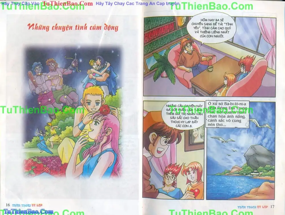 Truyện Tranh Thần Thoại Hy Lạp - Nguồn Gốc Các Vị Thần trang 3