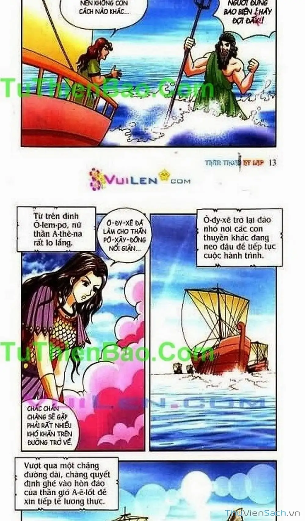 Truyện Tranh Thần Thoại Hy Lạp - Nguồn Gốc Các Vị Thần trang 3