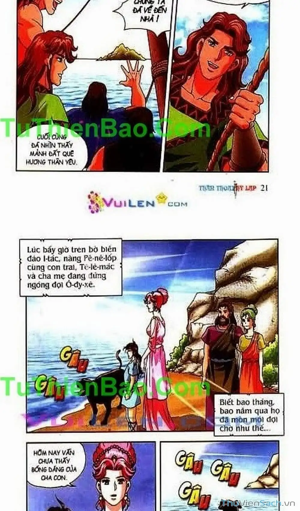 Truyện Tranh Thần Thoại Hy Lạp - Nguồn Gốc Các Vị Thần trang 3