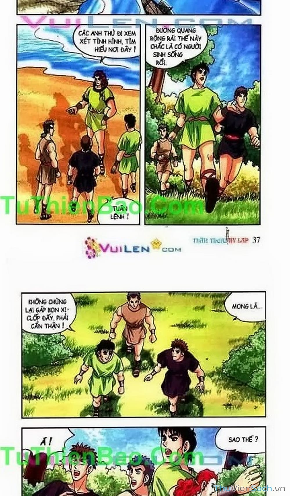 Truyện Tranh Thần Thoại Hy Lạp - Nguồn Gốc Các Vị Thần trang 3