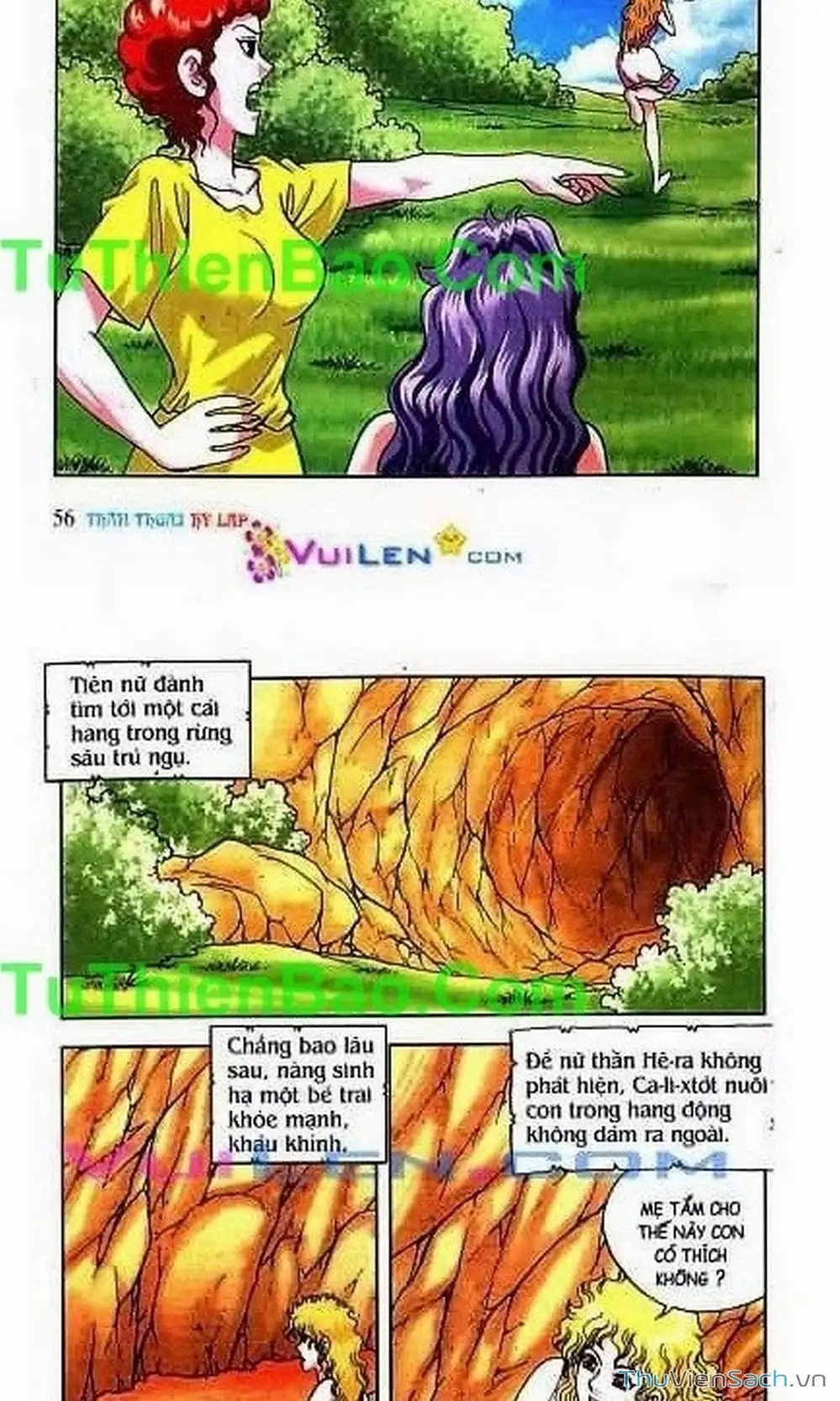 Truyện Tranh Thần Thoại Hy Lạp - Nguồn Gốc Các Vị Thần trang 3