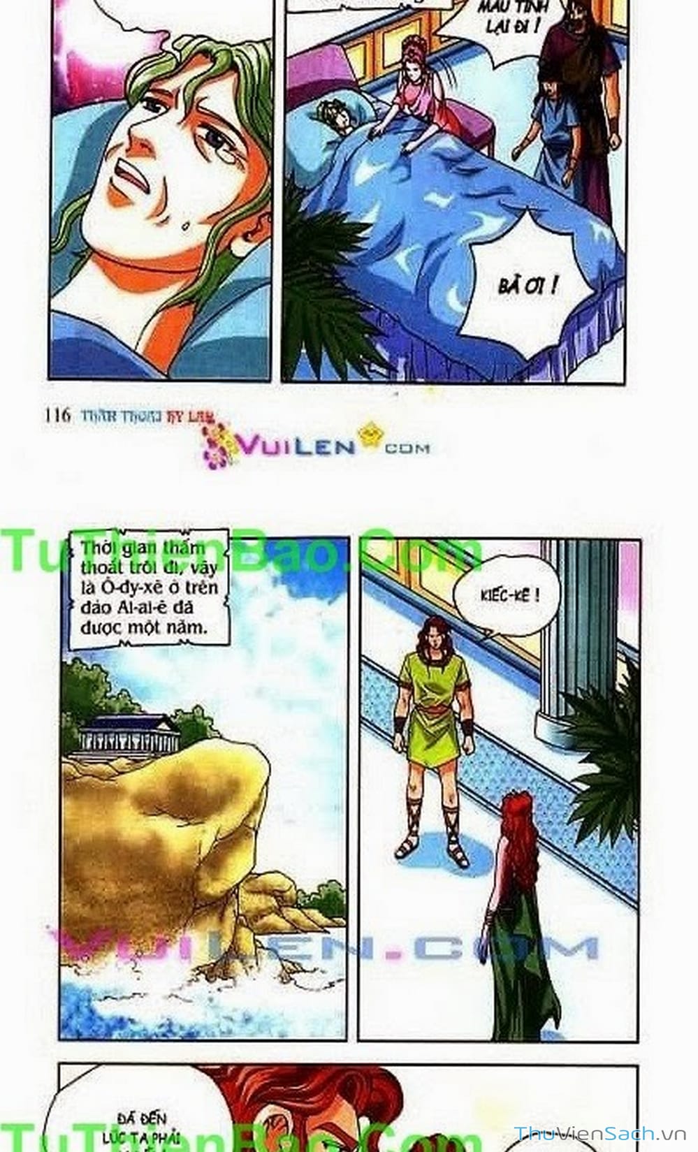 Truyện Tranh Thần Thoại Hy Lạp - Nguồn Gốc Các Vị Thần trang 3