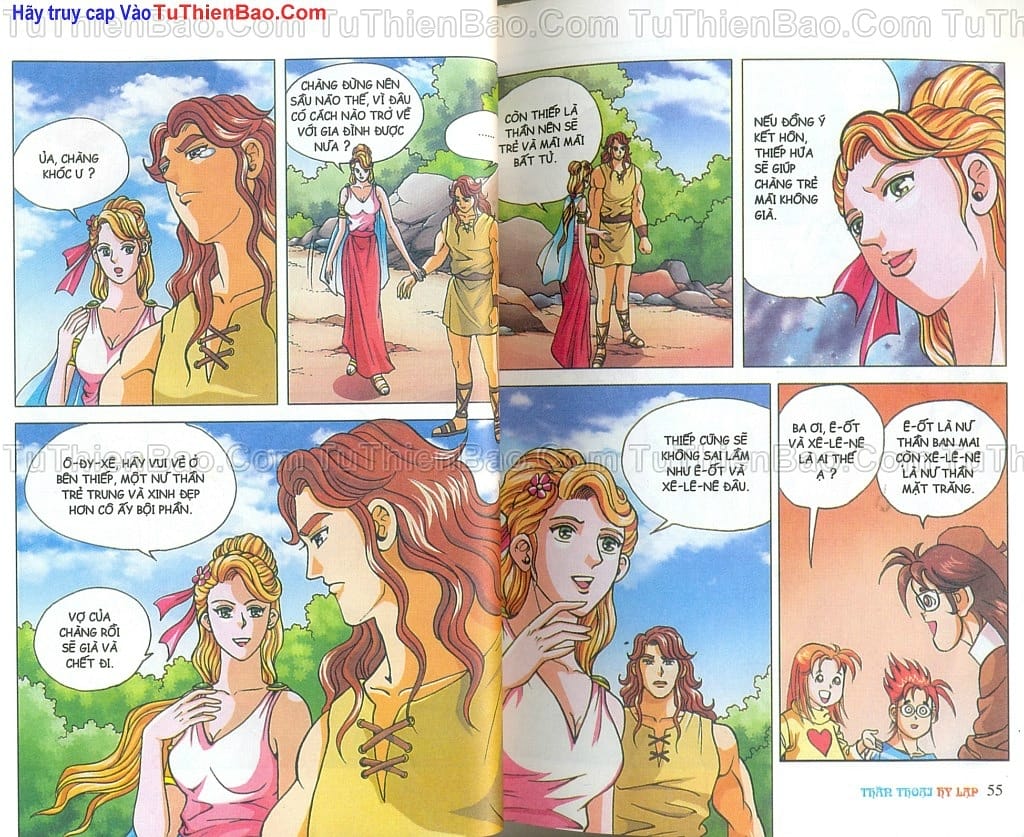 Truyện Tranh Thần Thoại Hy Lạp - Nguồn Gốc Các Vị Thần trang 3