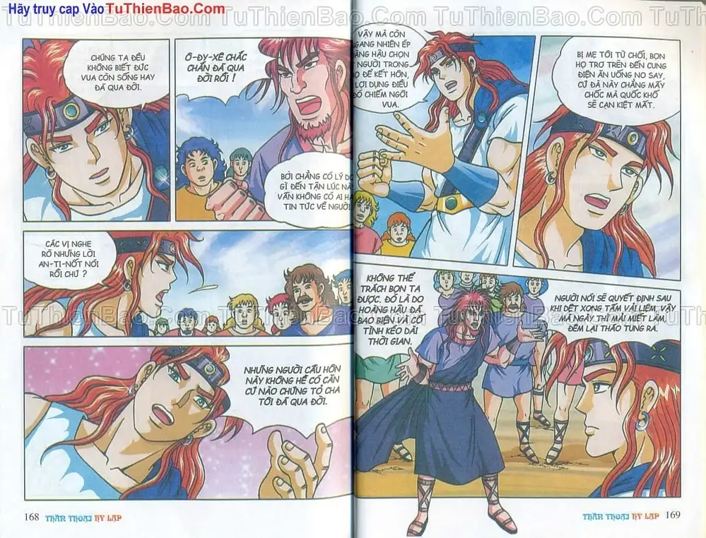 Truyện Tranh Thần Thoại Hy Lạp - Nguồn Gốc Các Vị Thần trang 3