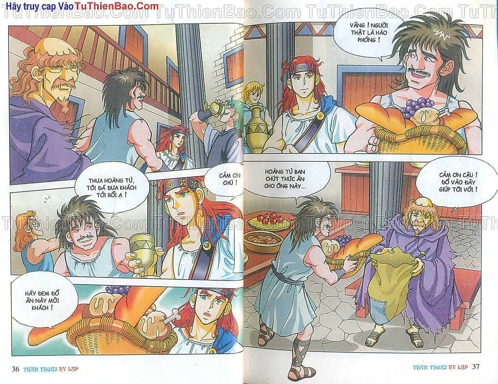 Truyện Tranh Thần Thoại Hy Lạp - Nguồn Gốc Các Vị Thần trang 3