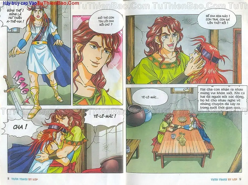 Truyện Tranh Thần Thoại Hy Lạp - Nguồn Gốc Các Vị Thần trang 3