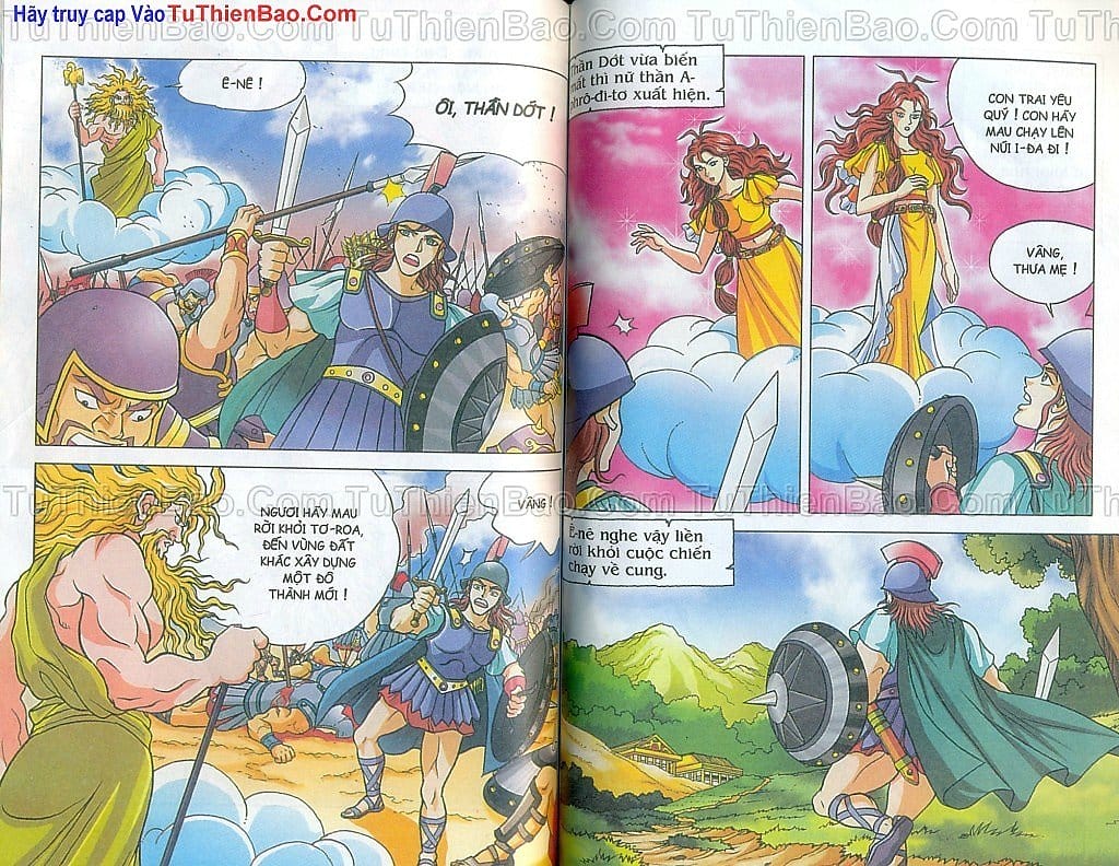 Truyện Tranh Thần Thoại Hy Lạp - Nguồn Gốc Các Vị Thần trang 3