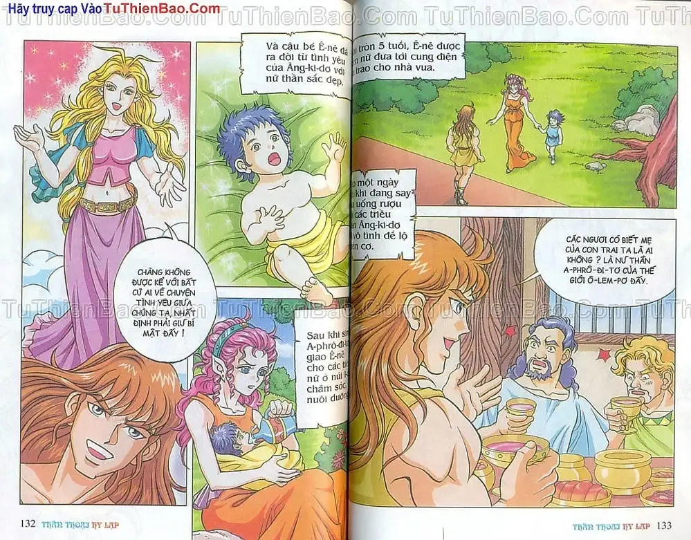 Truyện Tranh Thần Thoại Hy Lạp - Nguồn Gốc Các Vị Thần trang 3