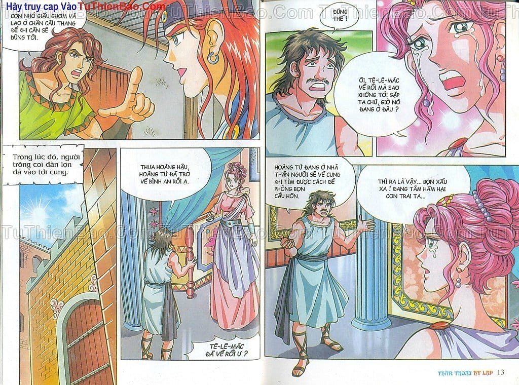 Truyện Tranh Thần Thoại Hy Lạp - Nguồn Gốc Các Vị Thần trang 3