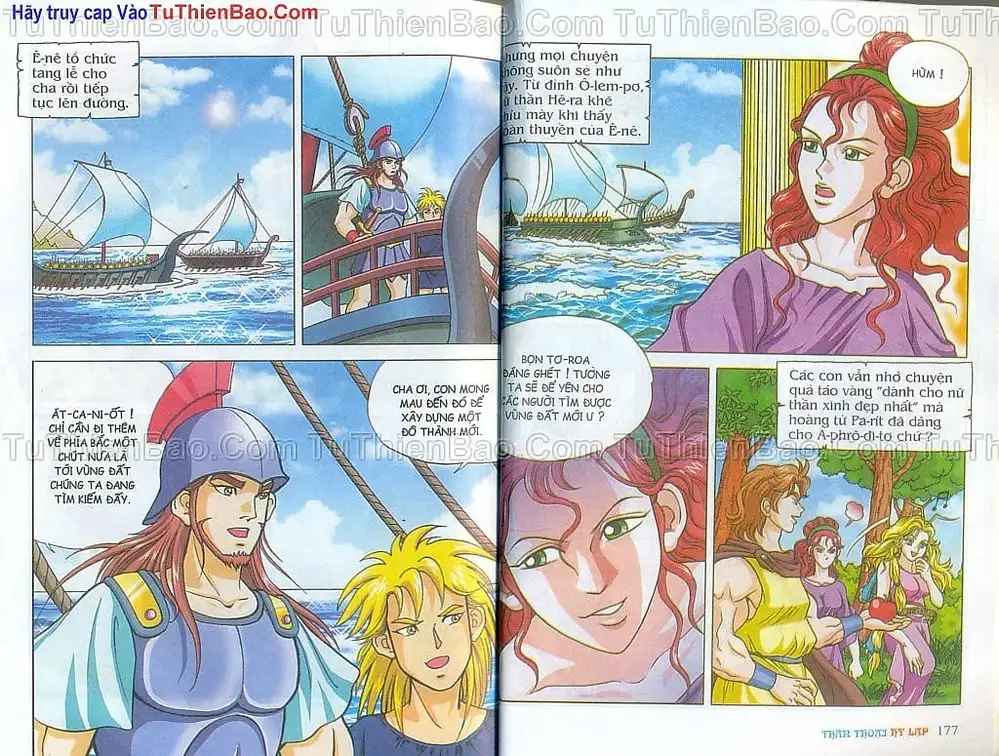 Truyện Tranh Thần Thoại Hy Lạp - Nguồn Gốc Các Vị Thần trang 3