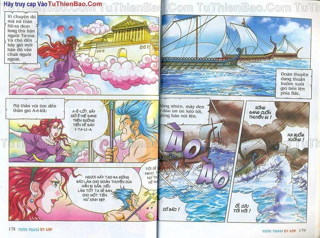 Truyện Tranh Thần Thoại Hy Lạp - Nguồn Gốc Các Vị Thần trang 3