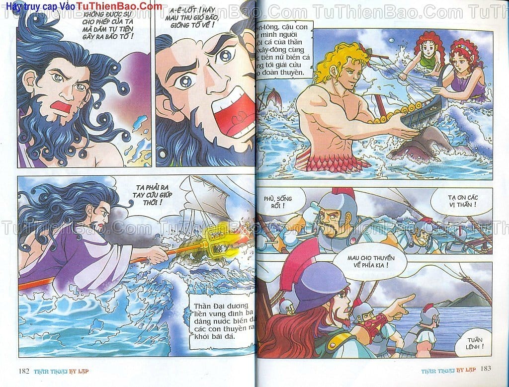 Truyện Tranh Thần Thoại Hy Lạp - Nguồn Gốc Các Vị Thần trang 3