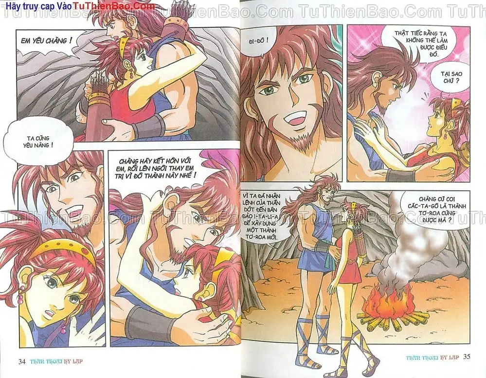 Truyện Tranh Thần Thoại Hy Lạp - Nguồn Gốc Các Vị Thần trang 3