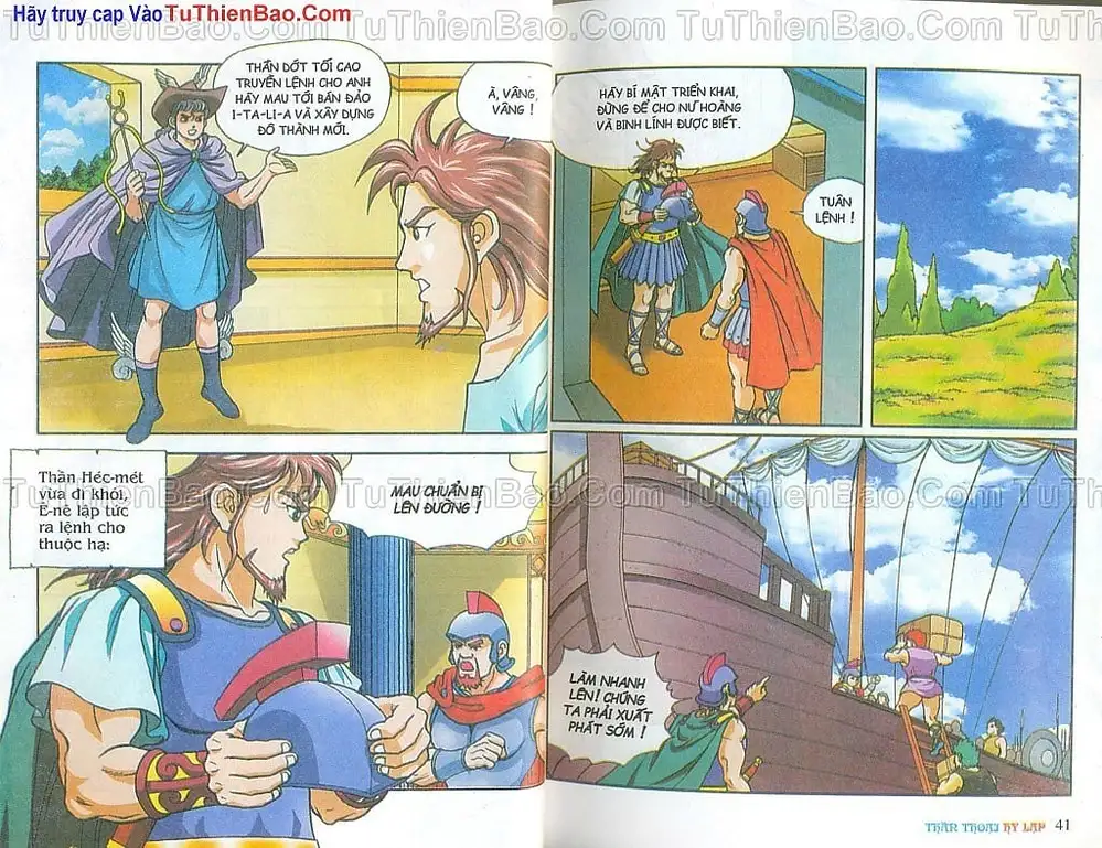 Truyện Tranh Thần Thoại Hy Lạp - Nguồn Gốc Các Vị Thần trang 3