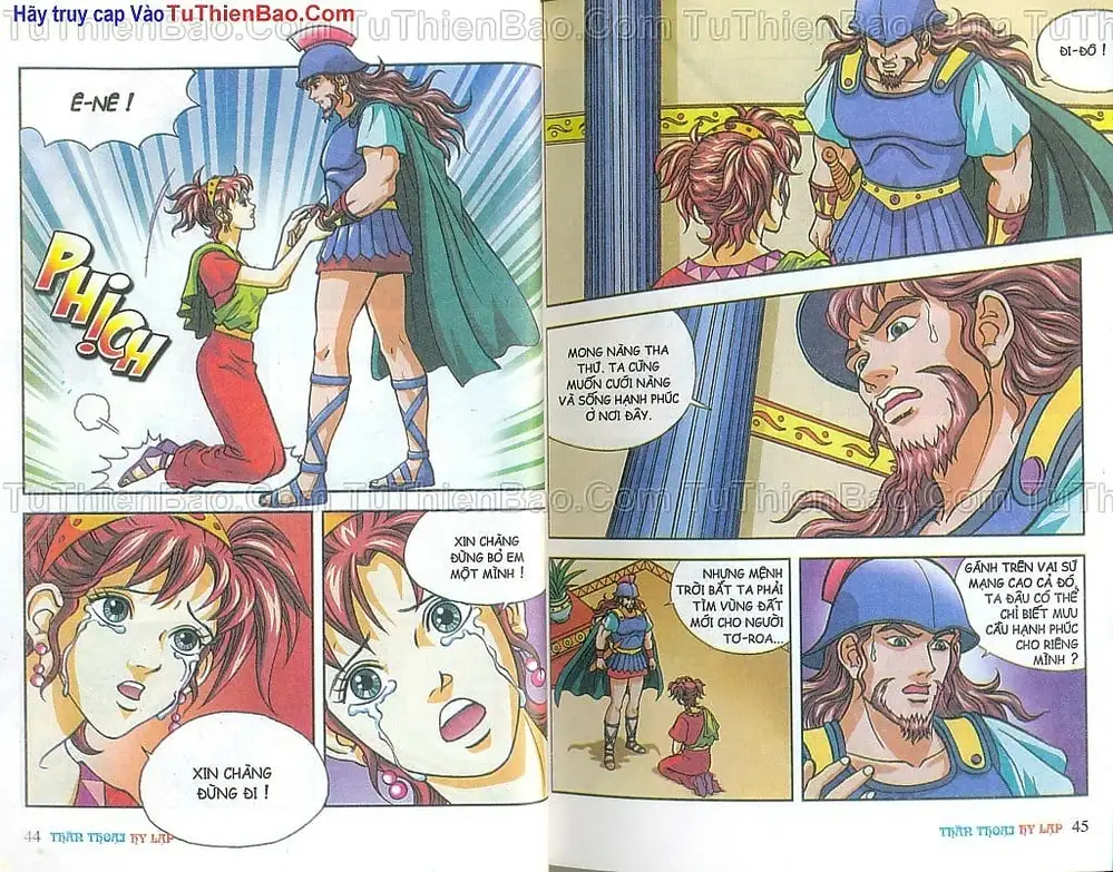 Truyện Tranh Thần Thoại Hy Lạp - Nguồn Gốc Các Vị Thần trang 3