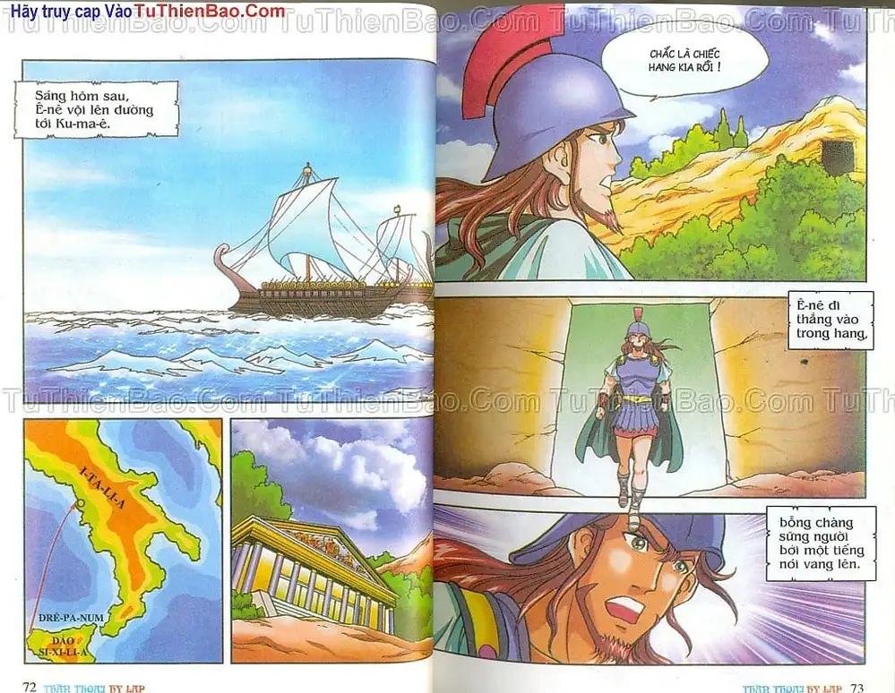 Truyện Tranh Thần Thoại Hy Lạp - Nguồn Gốc Các Vị Thần trang 3