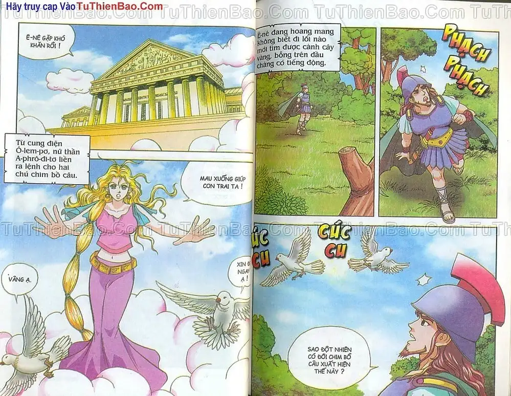 Truyện Tranh Thần Thoại Hy Lạp - Nguồn Gốc Các Vị Thần trang 3