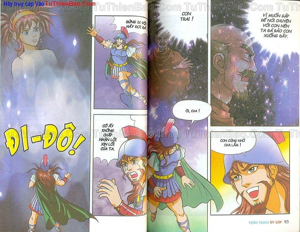 Truyện Tranh Thần Thoại Hy Lạp - Nguồn Gốc Các Vị Thần trang 3