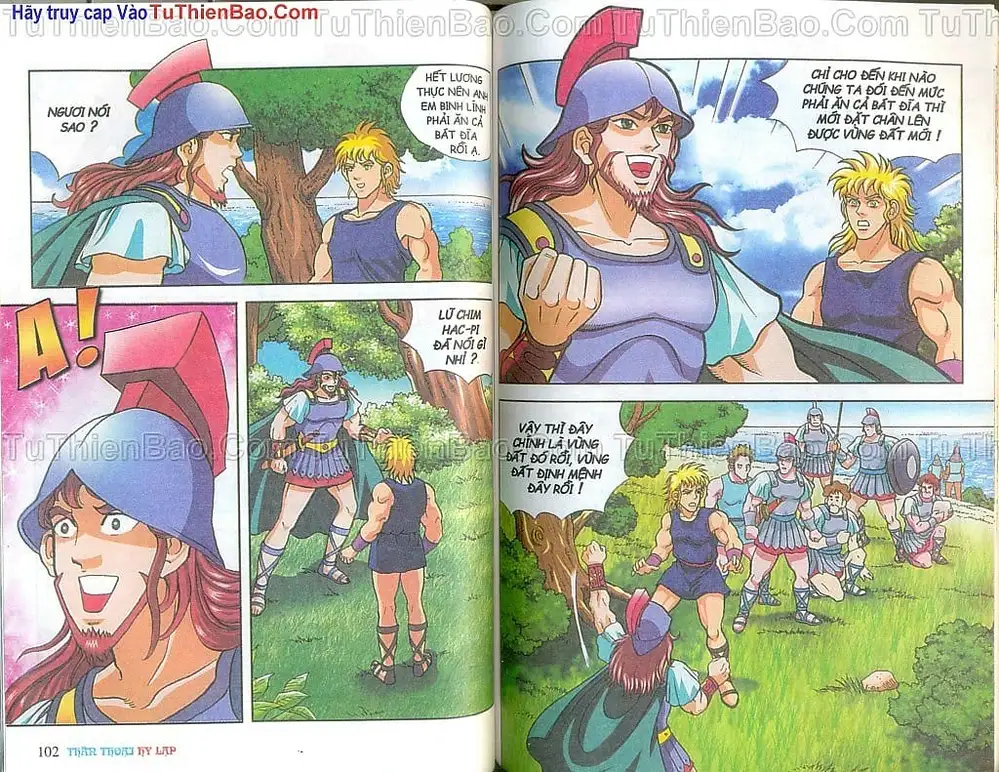 Truyện Tranh Thần Thoại Hy Lạp - Nguồn Gốc Các Vị Thần trang 3