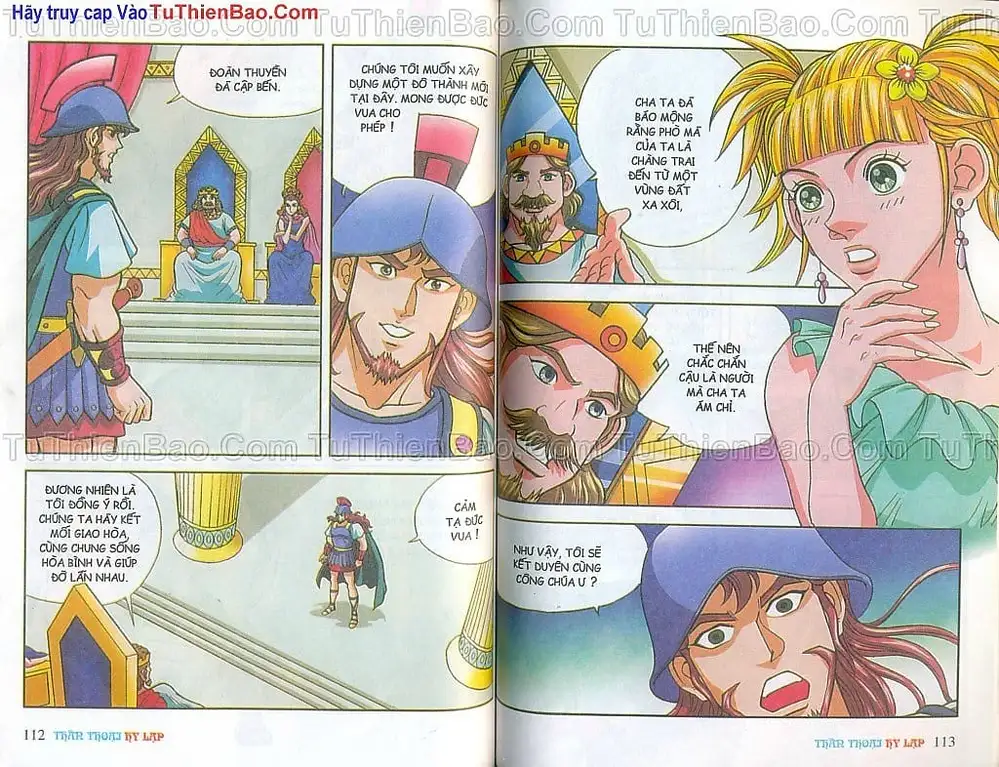 Truyện Tranh Thần Thoại Hy Lạp - Nguồn Gốc Các Vị Thần trang 3