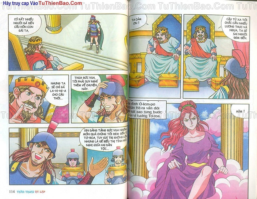 Truyện Tranh Thần Thoại Hy Lạp - Nguồn Gốc Các Vị Thần trang 3