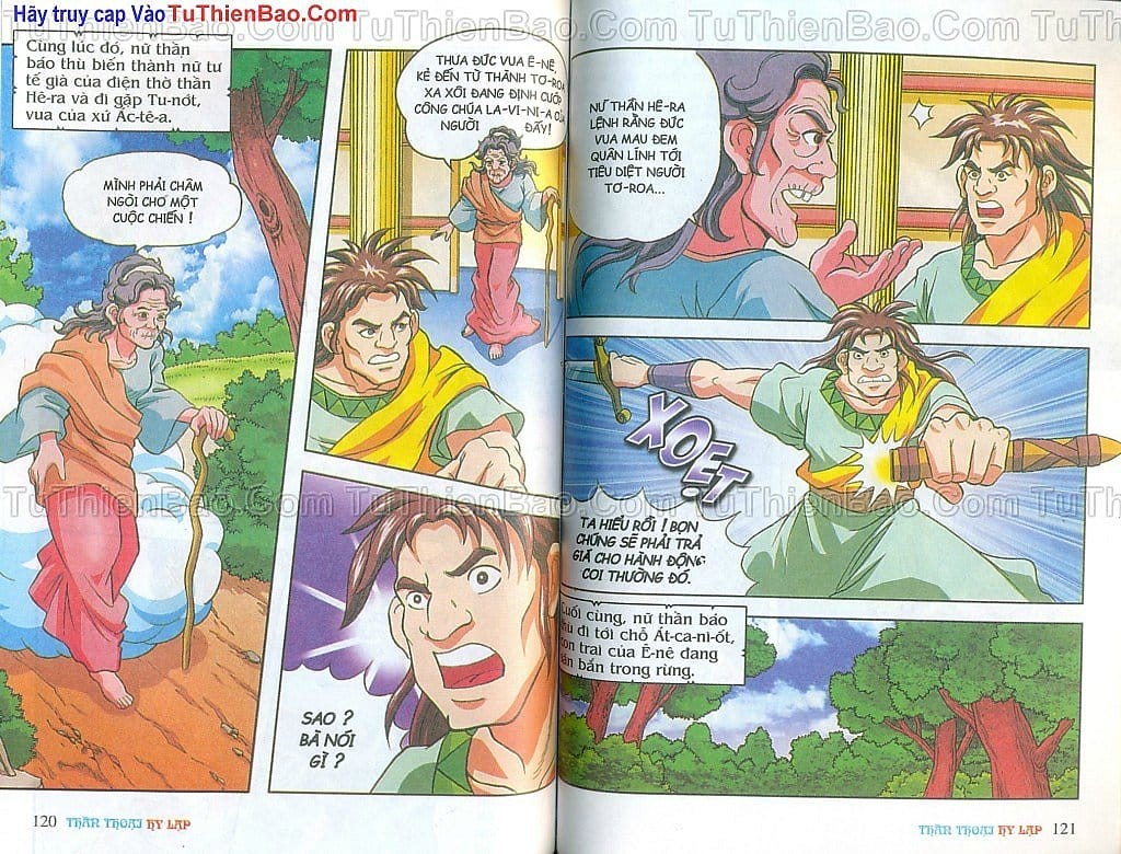 Truyện Tranh Thần Thoại Hy Lạp - Nguồn Gốc Các Vị Thần trang 3