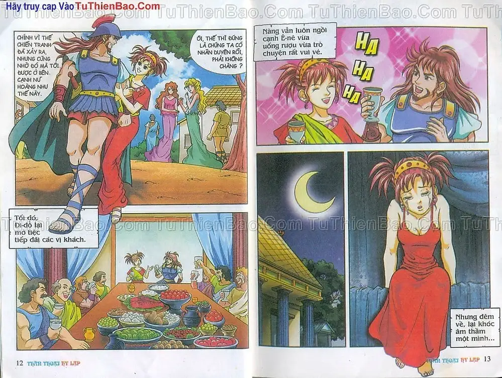 Truyện Tranh Thần Thoại Hy Lạp - Nguồn Gốc Các Vị Thần trang 3