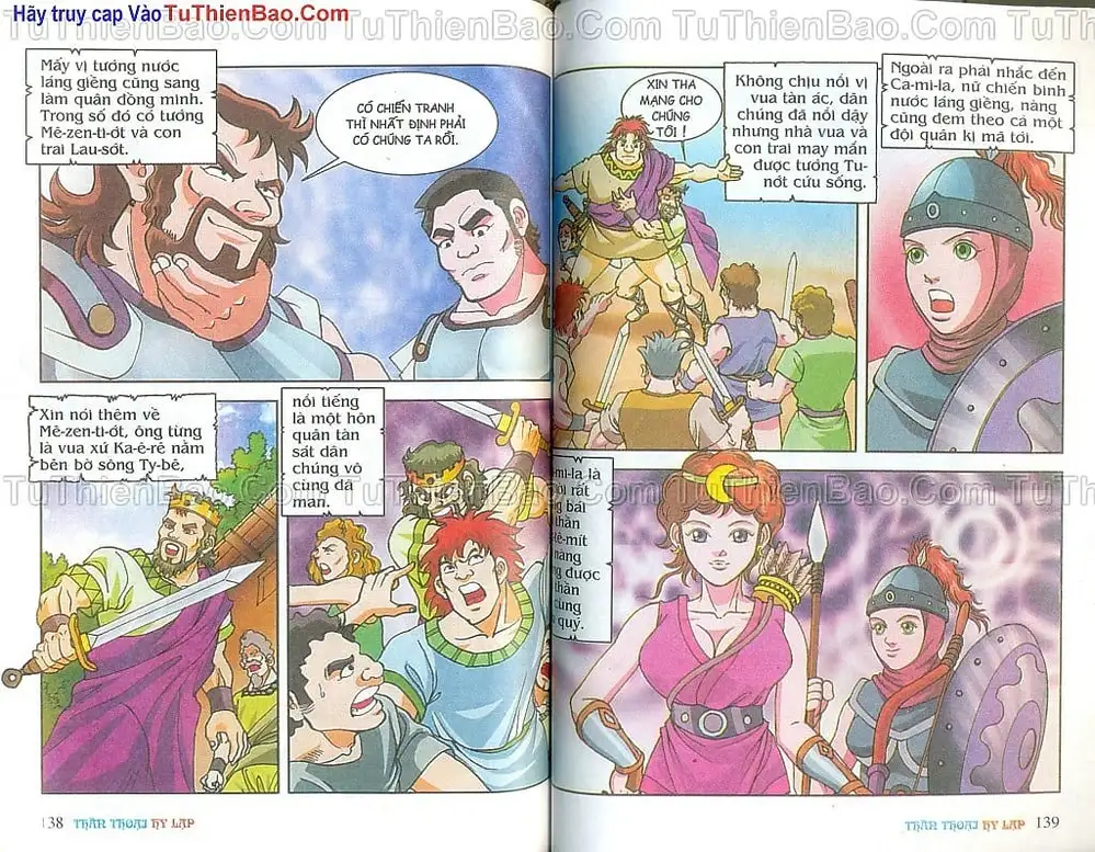 Truyện Tranh Thần Thoại Hy Lạp - Nguồn Gốc Các Vị Thần trang 3