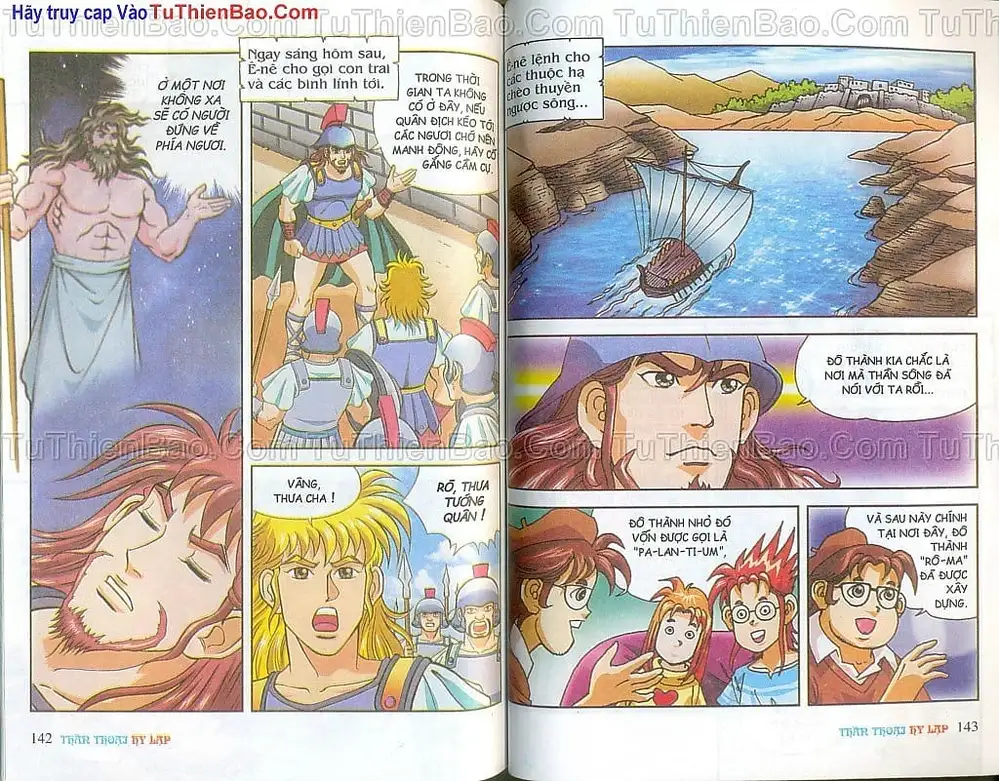 Truyện Tranh Thần Thoại Hy Lạp - Nguồn Gốc Các Vị Thần trang 3