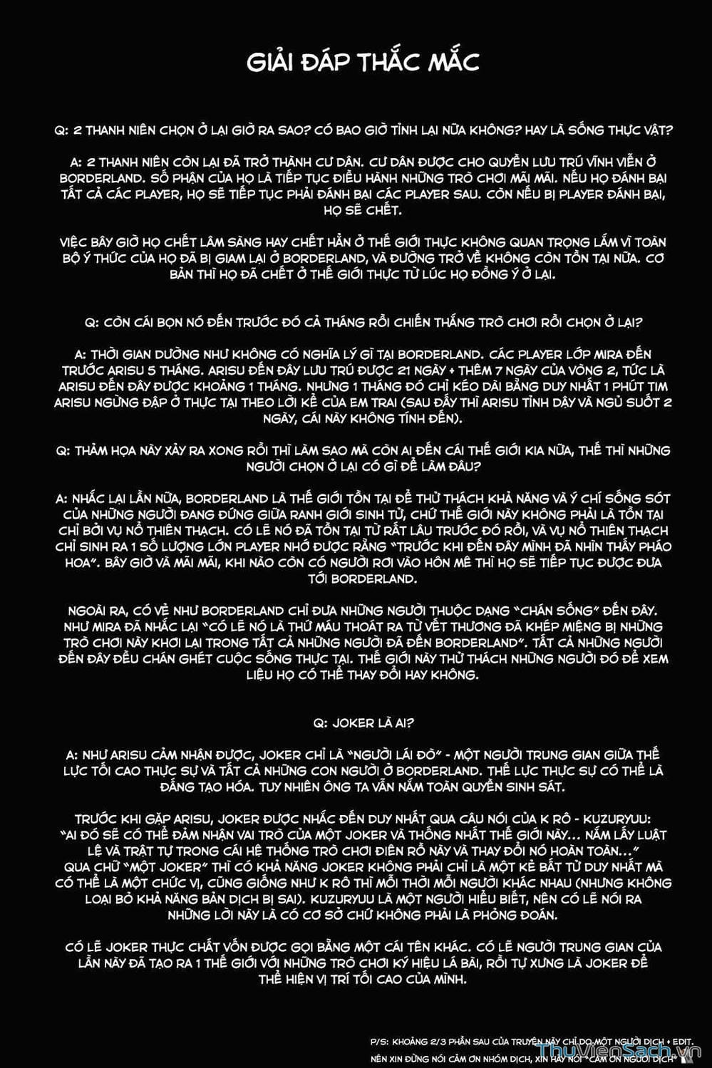 Truyện Tranh Thế Giới Không Lối Thoát trang 3