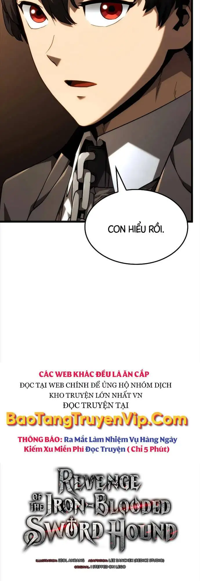 Truyện Tranh Thiết Huyết Kiếm Sĩ Hồi Quy trang 3