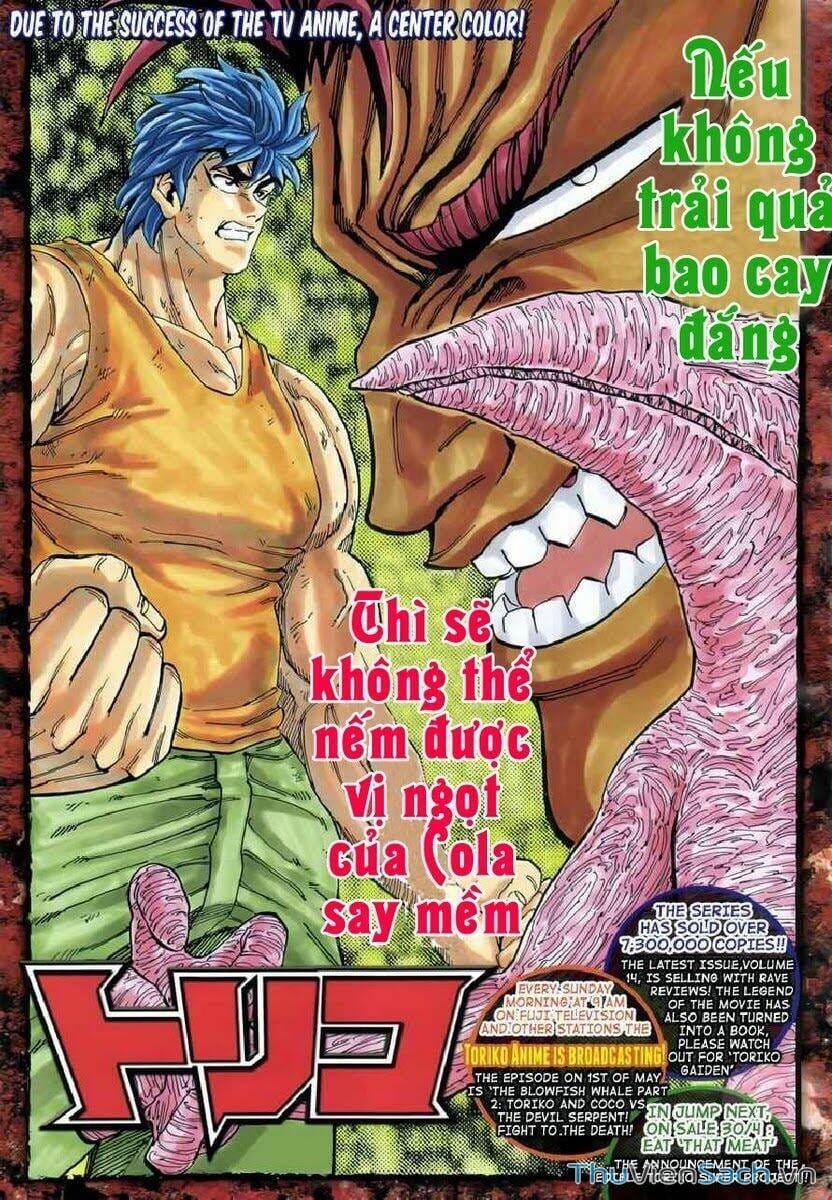 Truyện Tranh Thợ Săn Ẩm Thực - Toriko trang 5