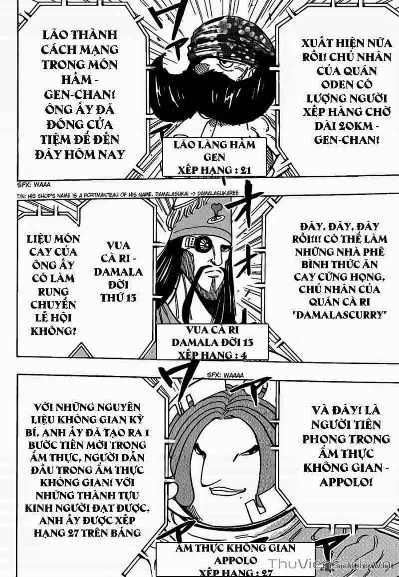 Truyện Tranh Thợ Săn Ẩm Thực - Toriko trang 5