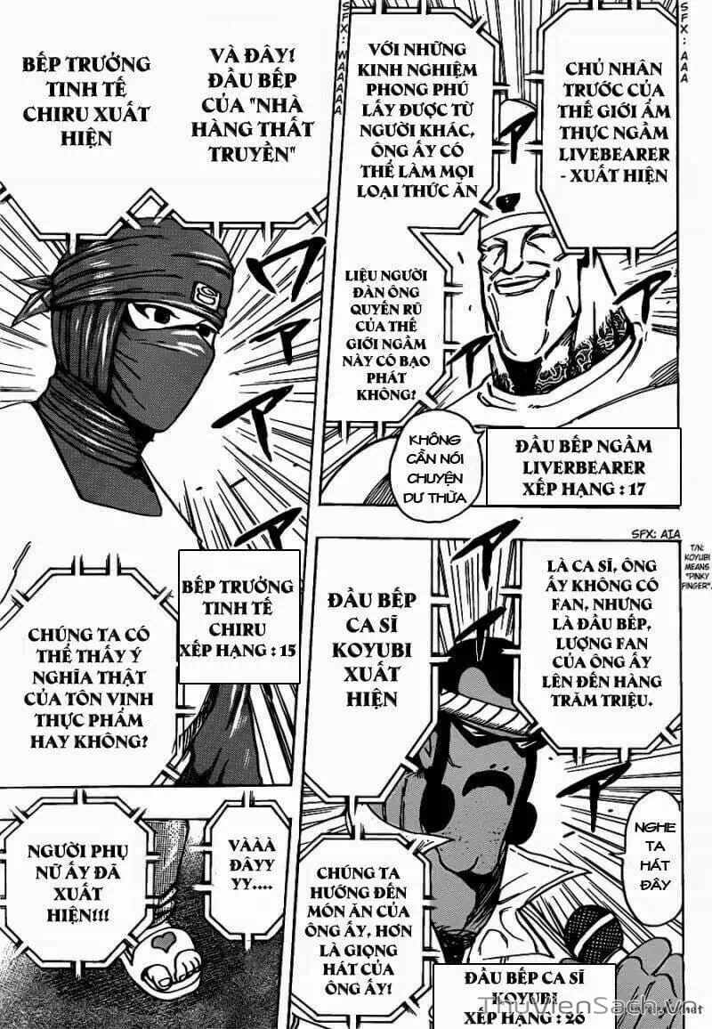 Truyện Tranh Thợ Săn Ẩm Thực - Toriko trang 5