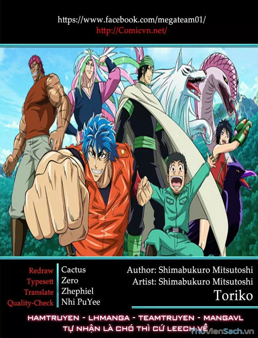 Truyện Tranh Thợ Săn Ẩm Thực - Toriko trang 5