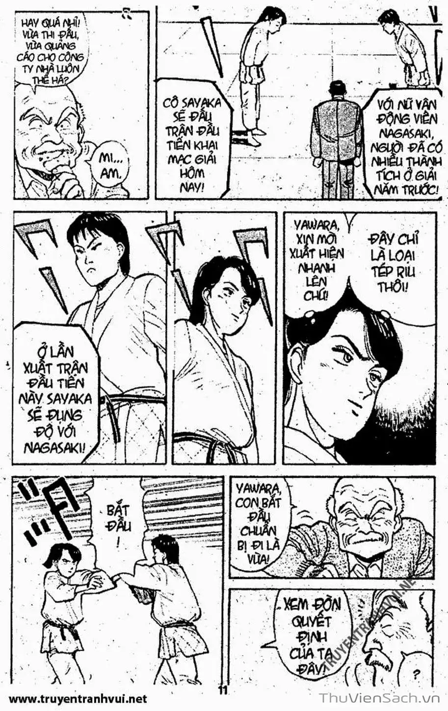 Truyện Tranh Tiểu Thư Nhu Đạo - Yawara! trang 6