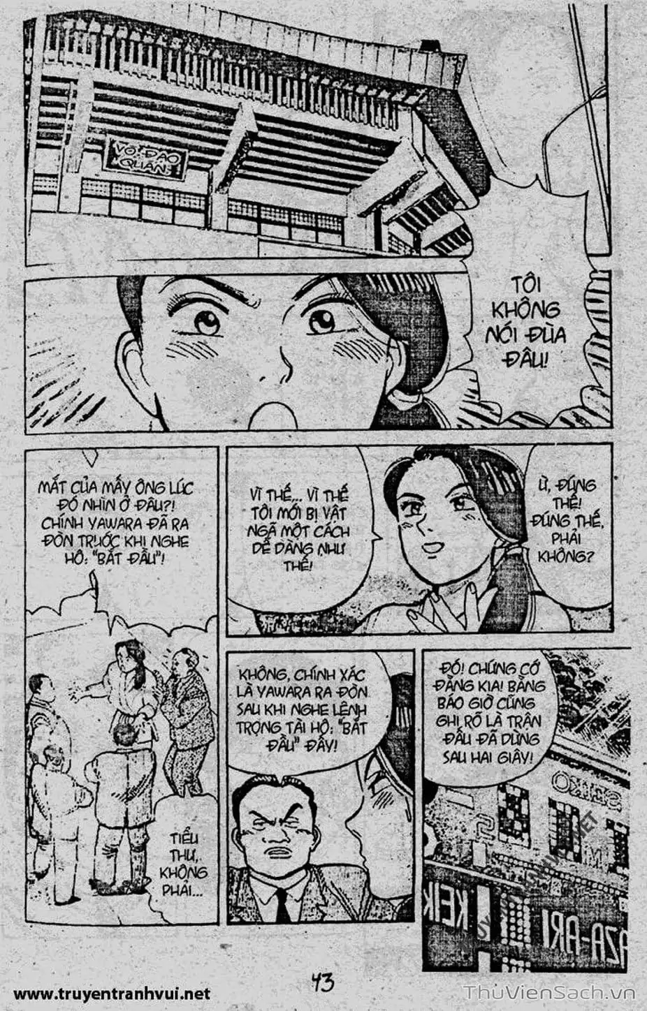 Truyện Tranh Tiểu Thư Nhu Đạo - Yawara! trang 6