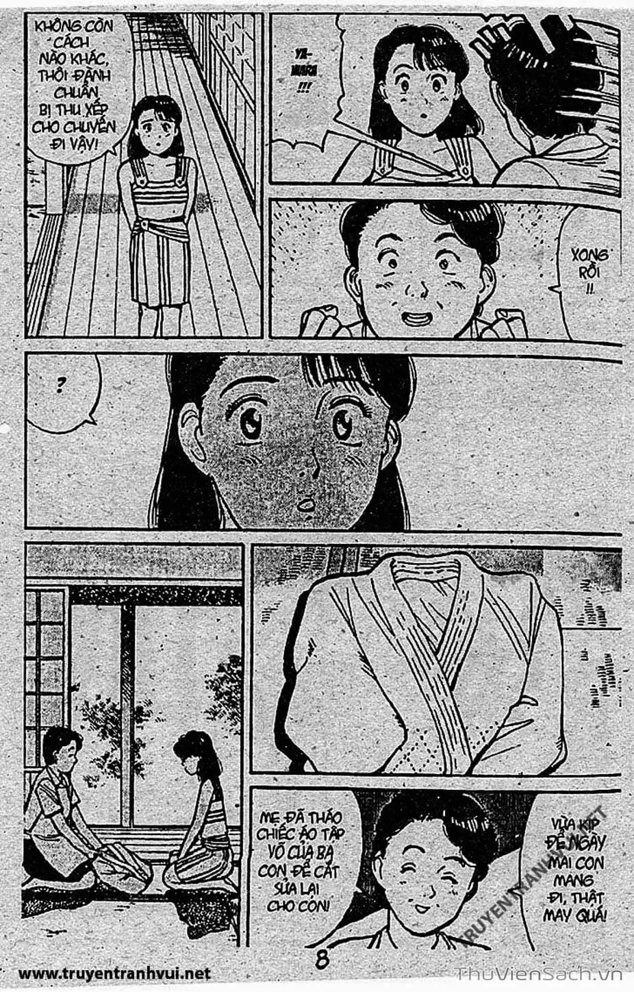 Truyện Tranh Tiểu Thư Nhu Đạo - Yawara! trang 6