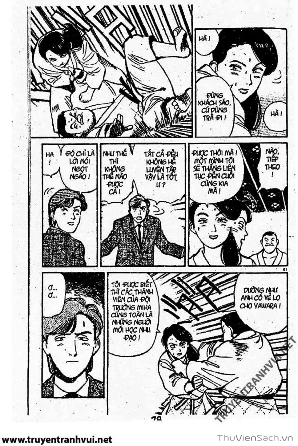 Truyện Tranh Tiểu Thư Nhu Đạo - Yawara! trang 6