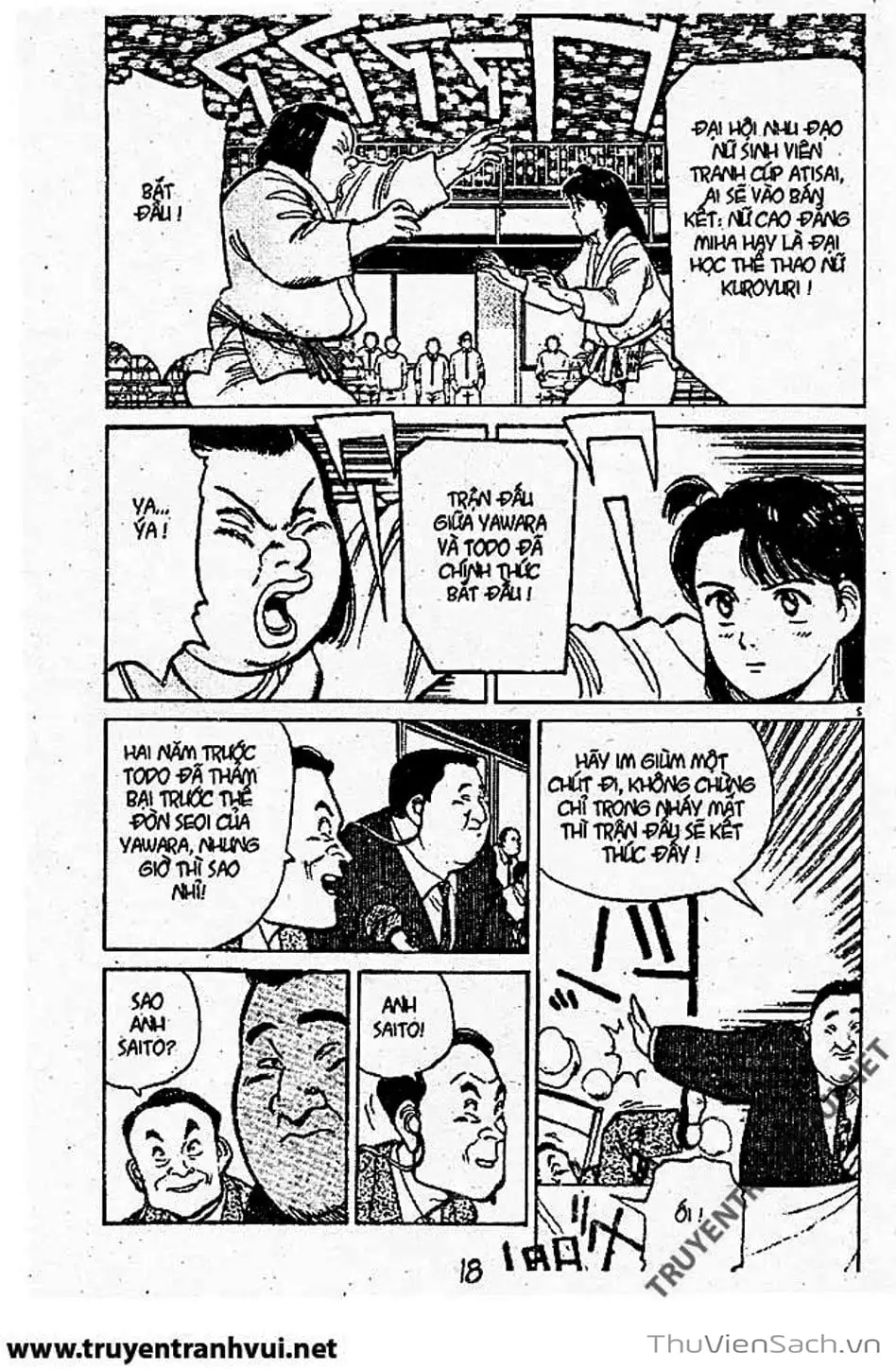 Truyện Tranh Tiểu Thư Nhu Đạo - Yawara! trang 6