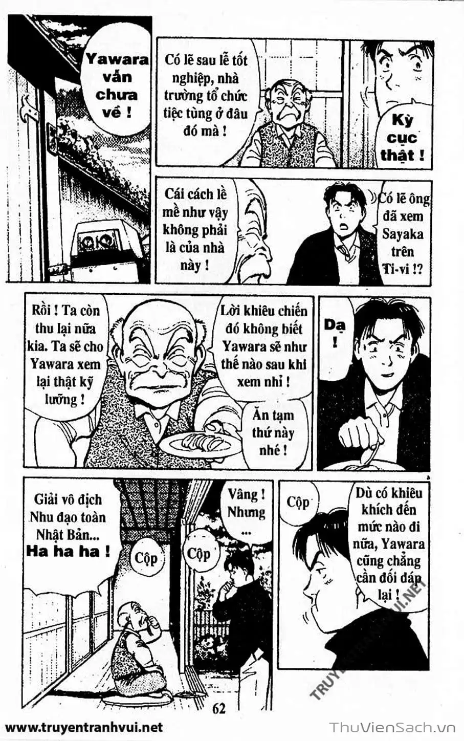 Truyện Tranh Tiểu Thư Nhu Đạo - Yawara! trang 6