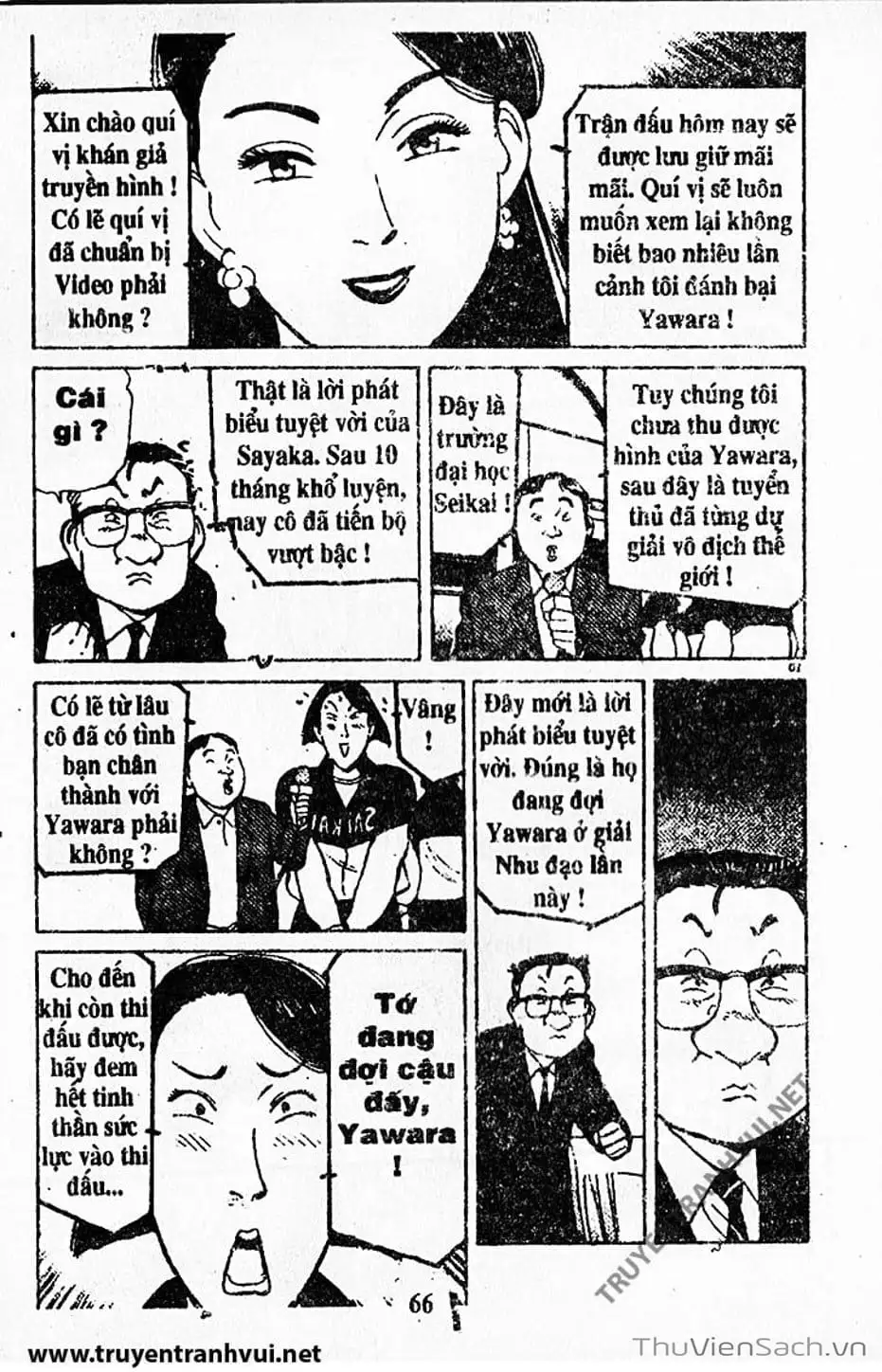Truyện Tranh Tiểu Thư Nhu Đạo - Yawara! trang 6